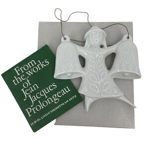 1973 Haviland Limoges Dancing Bells Noel Christmas Ornament Vintage France